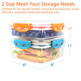 DAYA FASHION top view shows colorful lids for easy lunch identification