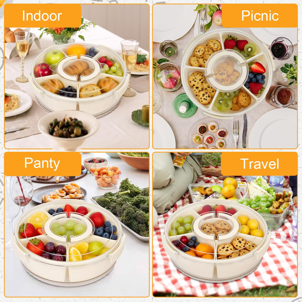 Dayacoco fridge-friendly tray fits compact spaces and reduces clutter.