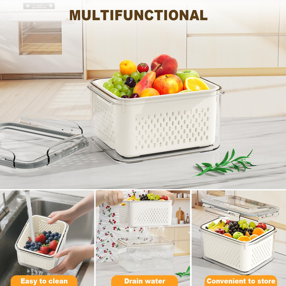 Dayacoco dishwasher microwave-safe design makes cleaning and reheating convenient
