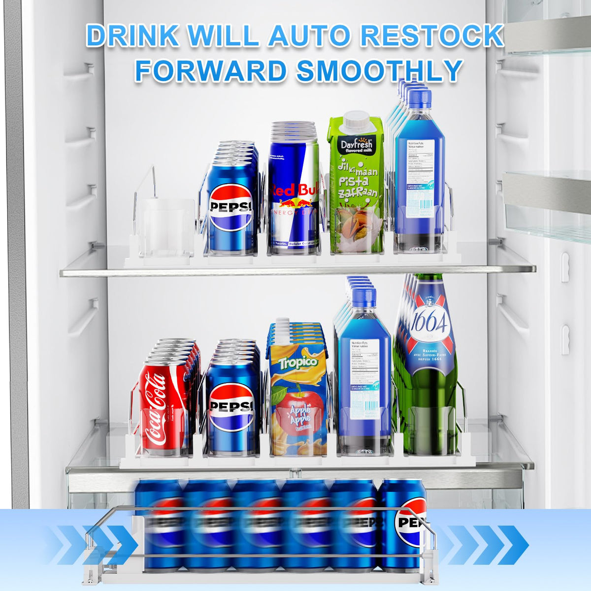 Durable metal partition and ABS actuator on Dayacoco organizer.
