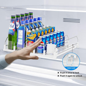 Close-up of Dayacoco self-pushing dispenser enabling easy access.