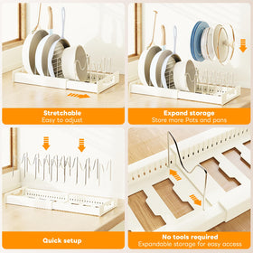 Dayacoco expandable base provides flexible cabinet storage.