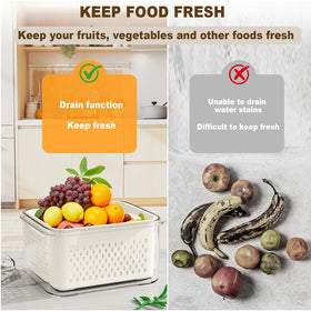 Dayacoco silicone ring seal preserves freshness and limits odors in the fridge