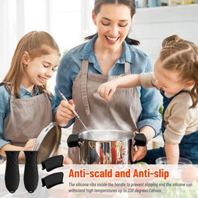 Dazzhues cast-iron handle cover with anti-slip grip improves secure lifting