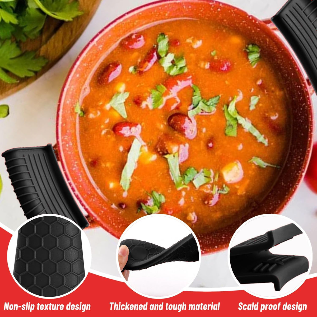 Dazzhues handle cover is easy to clean and dishwasher safe
