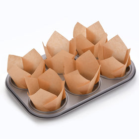 DC QZHMKJ PET oven-safe liners withstand up to 425°F for diverse recipes.