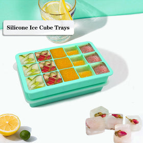 DCCPAA silicone ice tray demonstrates easy release from flexible silicone.