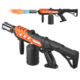 Dceefff powerful propane torch gun delivers high heat for precise searing.