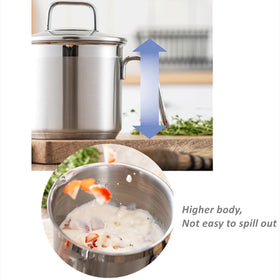 DCIGNA 5-ply induction-ready pan delivers even heating across sauces.