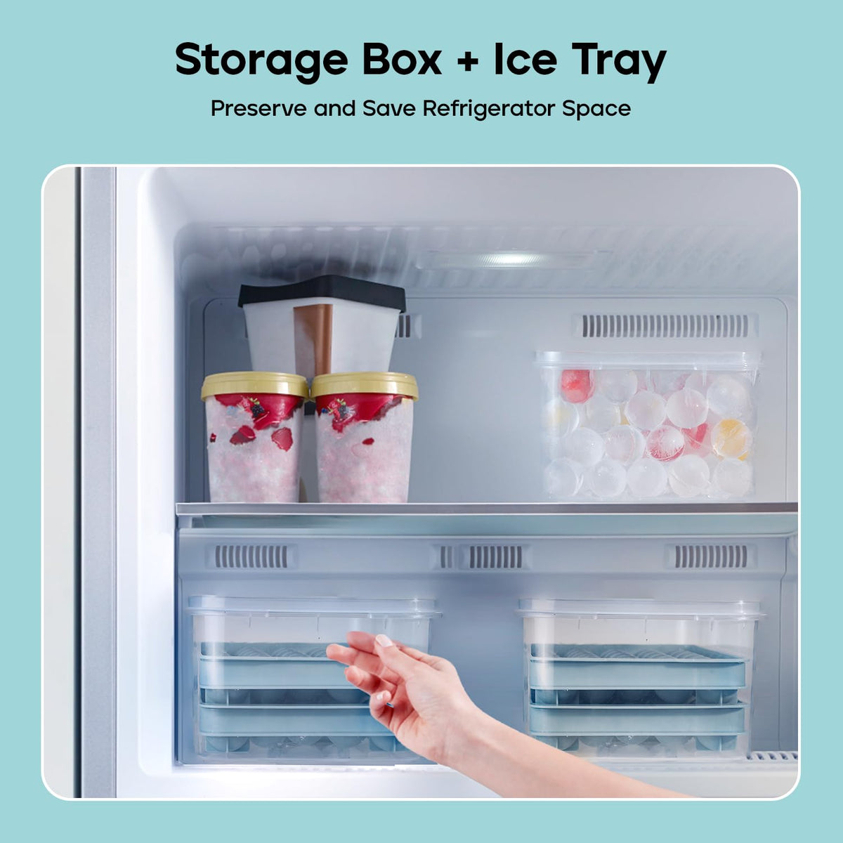 DclobTop BPA-free ice mold ensures safe daily use.