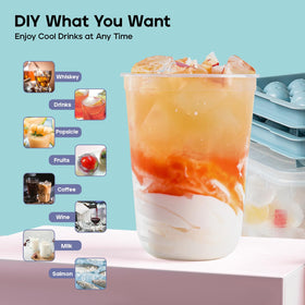 DclobTop freezer organization helps keep beverages cool and ready.
