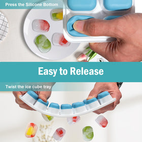 DclobTop tray with reinforced snap lid closed firmly for stable stacking.