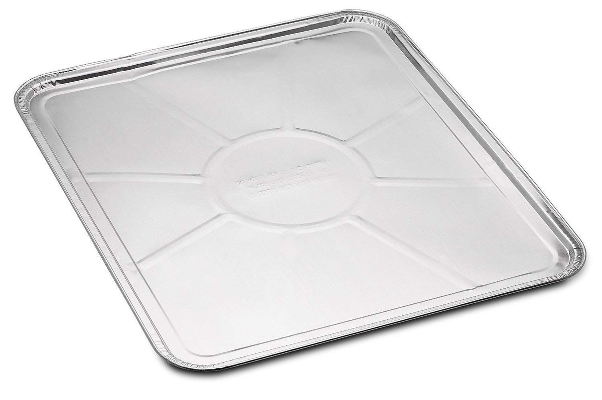 DCS Deals reusable foil oven liner saves time by catching spills repeatedly.