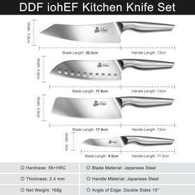 DDF iohEF fruit knife with narrow tip for precise peeling.