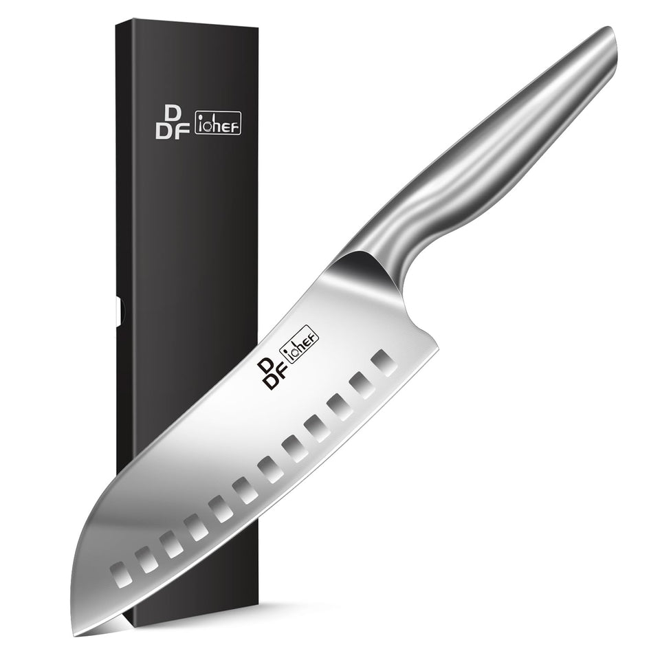 DDF iohEF kitchen knife blade close-up for precise slicing