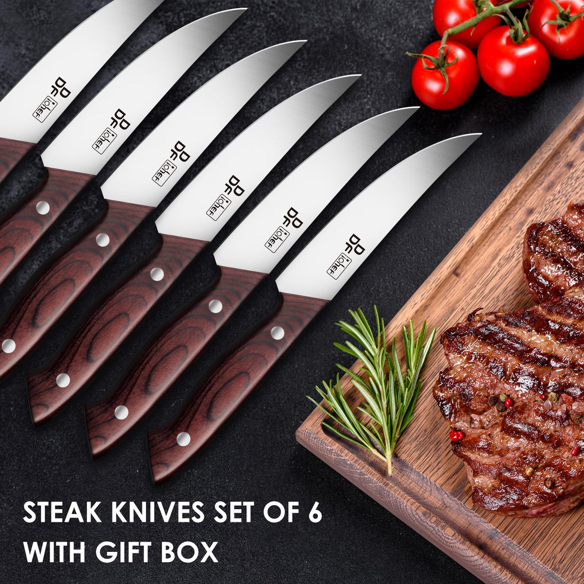 Gift-ready box presentation makes DDF iohEF knives a thoughtful kitchen gift.