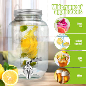 DD&HAPP party beverage dispensers presented for a stylish drinks station