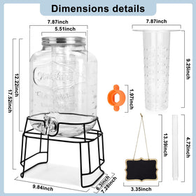 DD&HAPP removable infuser for herbs and fruit in beverages