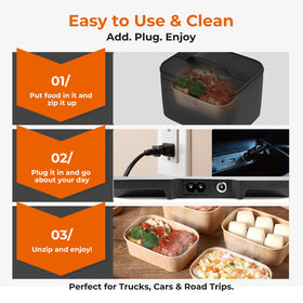 DDHTSAL warmer compatible with glass and stainless steel containers
