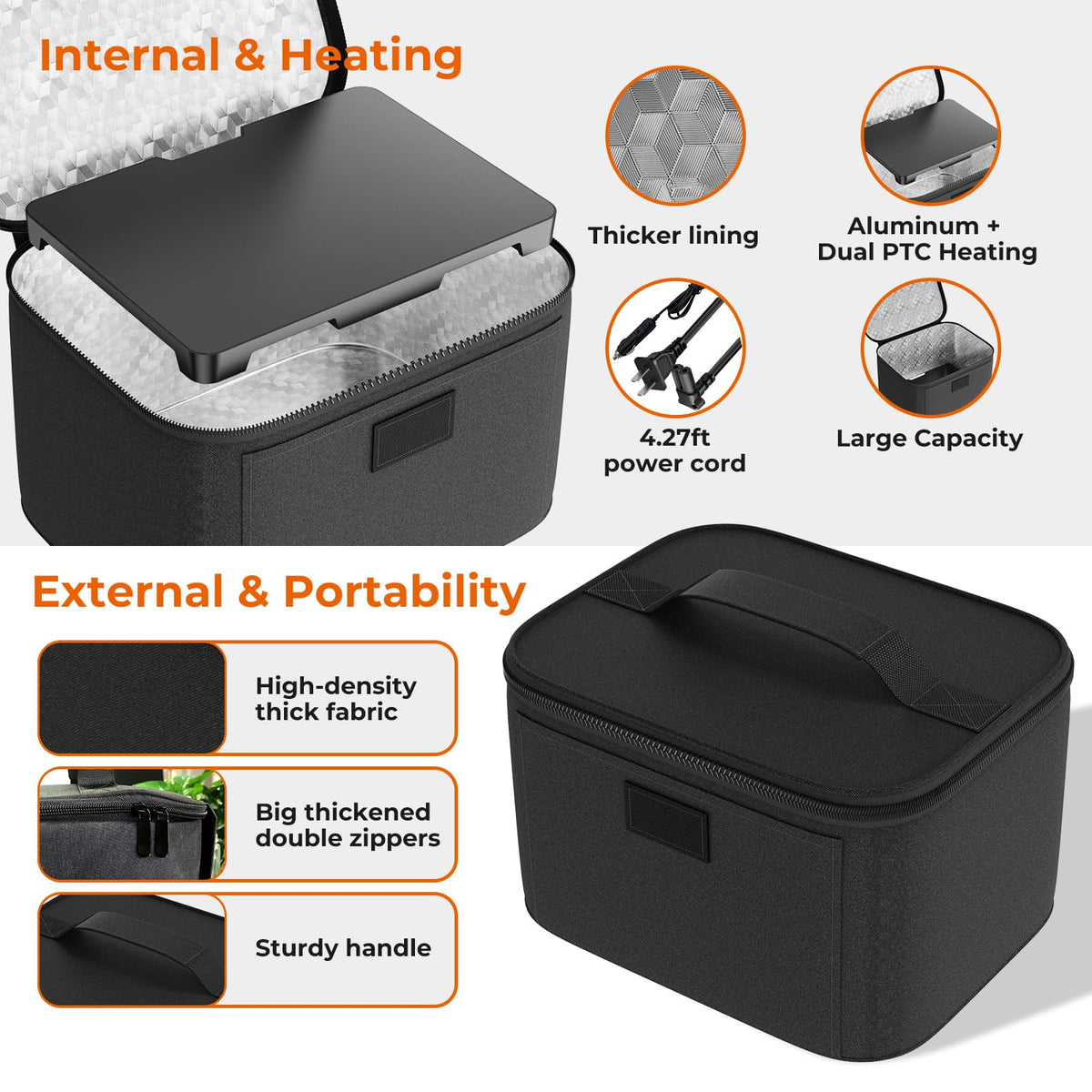DDHTSAL lunch warmer with spill-proof seal for travel