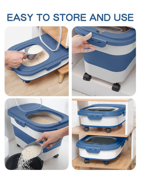 DDMOMMY airtight seal keeps contents fresh and dry