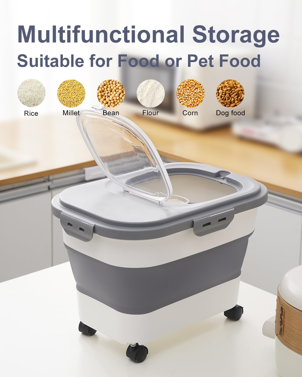 DDMOMMY four-side locking lids deliver secure sealing against moisture.