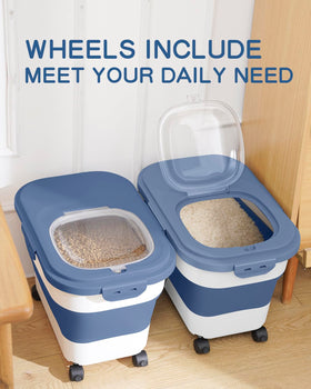DDMOMMY four side locking lids secure moisture control and freshness