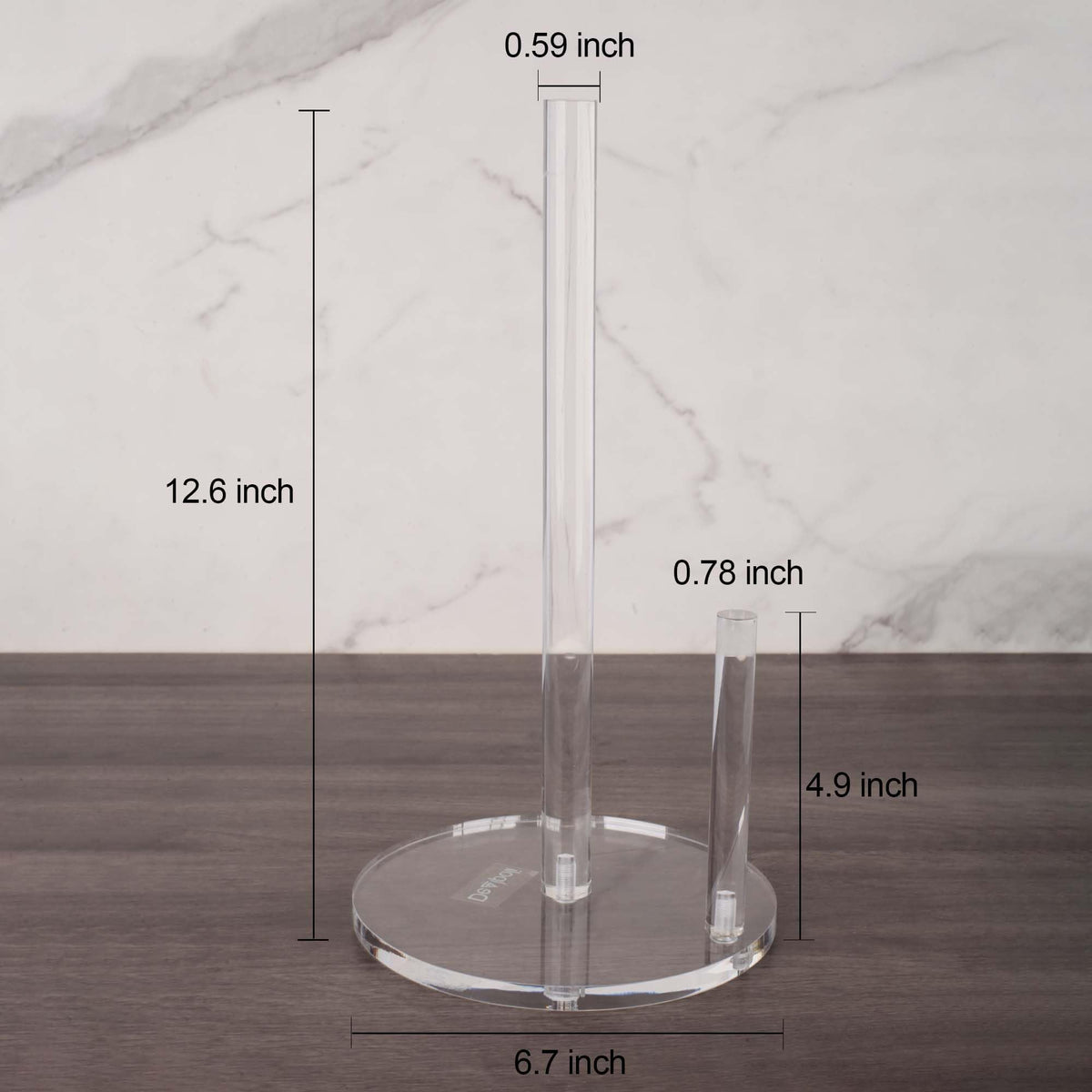 Dealpoli heavy base anti-slip design prevents tipping on busy counters.