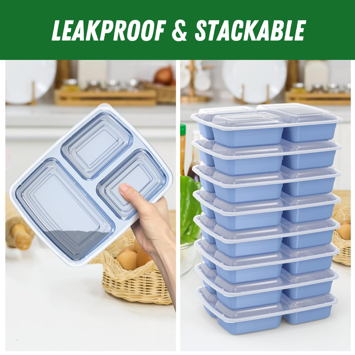 Dealusy BPA-free storage container ideal for school lunches