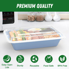 Dealusy container with lid closed showing secure seal for leak-free transport.
