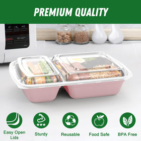 Dealusy leakproof lid prevents spills during transport.