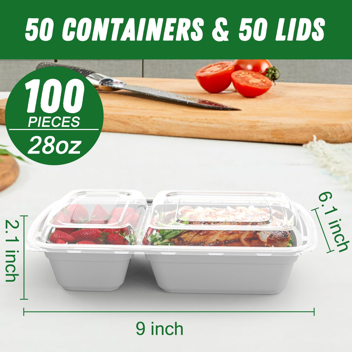 Dealusy leakproof lids providing airtight seal for travel.