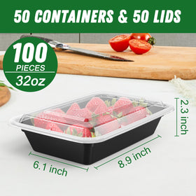 Dealusy leakproof lid container prevents spills during takeout or meal prep.