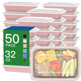 Dealusy 32 oz meal prep container with lids for easy portioning
