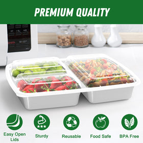 Dealusy microwave freezer dishwasher safe containers for versatile meals.