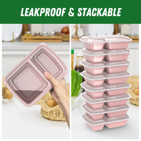Dealusy microwave-safe and freezer-safe design supports versatile meals.