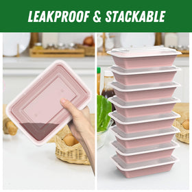Dealusy microwave and freezer safe container ready for reheating or storage
