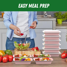 Dealusy stackable design saving space in fridge and cabinet