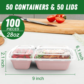 Dealusy sturdy meal prep container highlights durable construction for reuse.