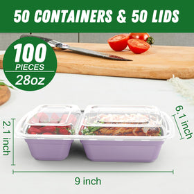Dealusy two-compartment design showing separate portions.