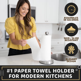 Dear Household weighted base with suction cups keeps it stable