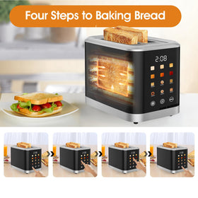 Dear Morning quick toasting with 900W for consistent results.