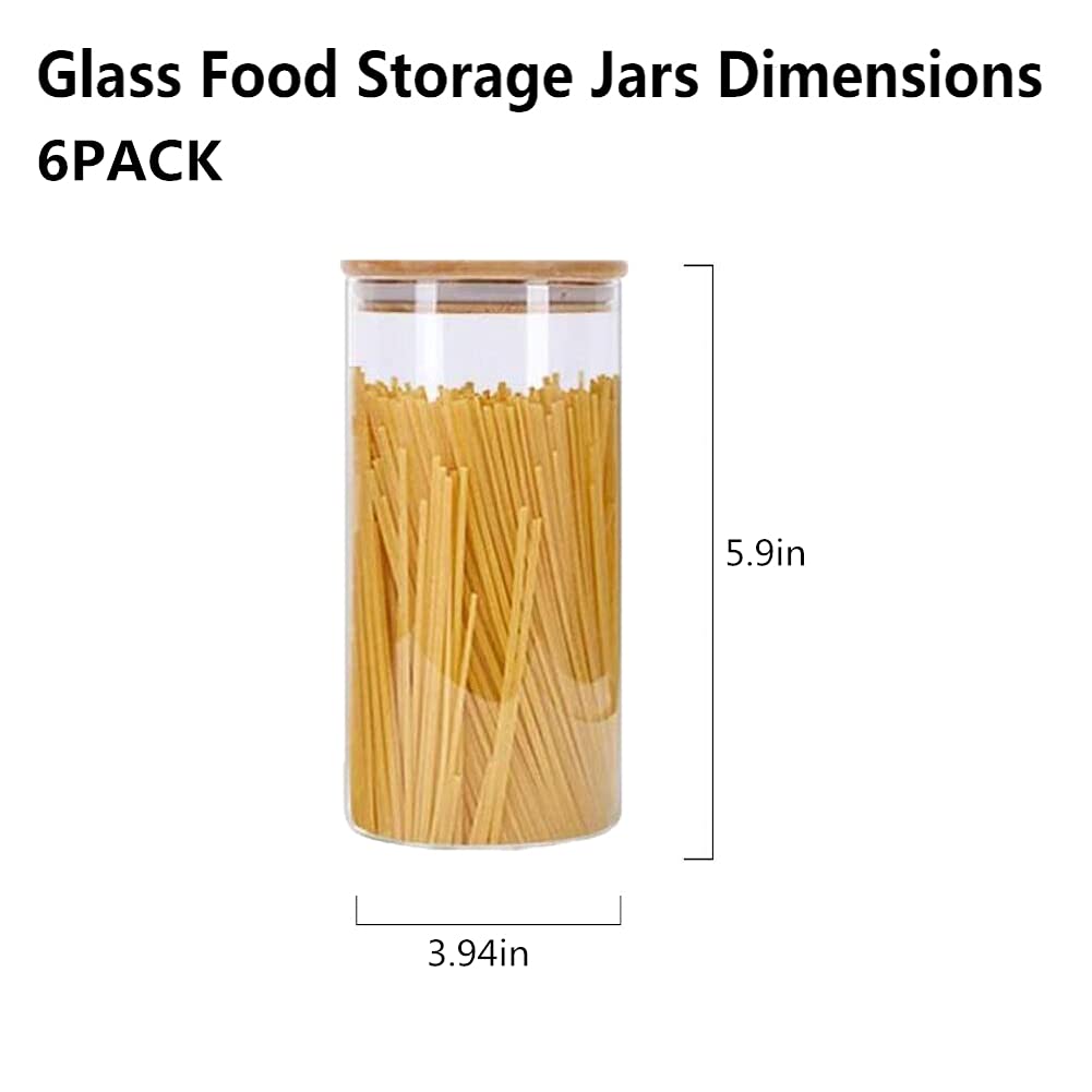 Dearwell glass canister for flour protects freshness and texture.