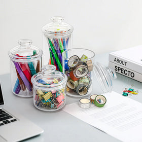 DEAYOU cotton-ball-holder keeping bathroom essentials neatly organized