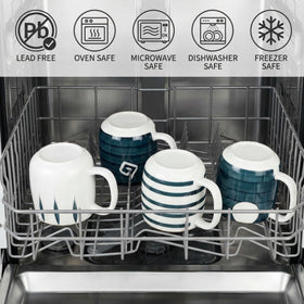 DEAYOU mugs are dishwasher-safe for easy cleanup.