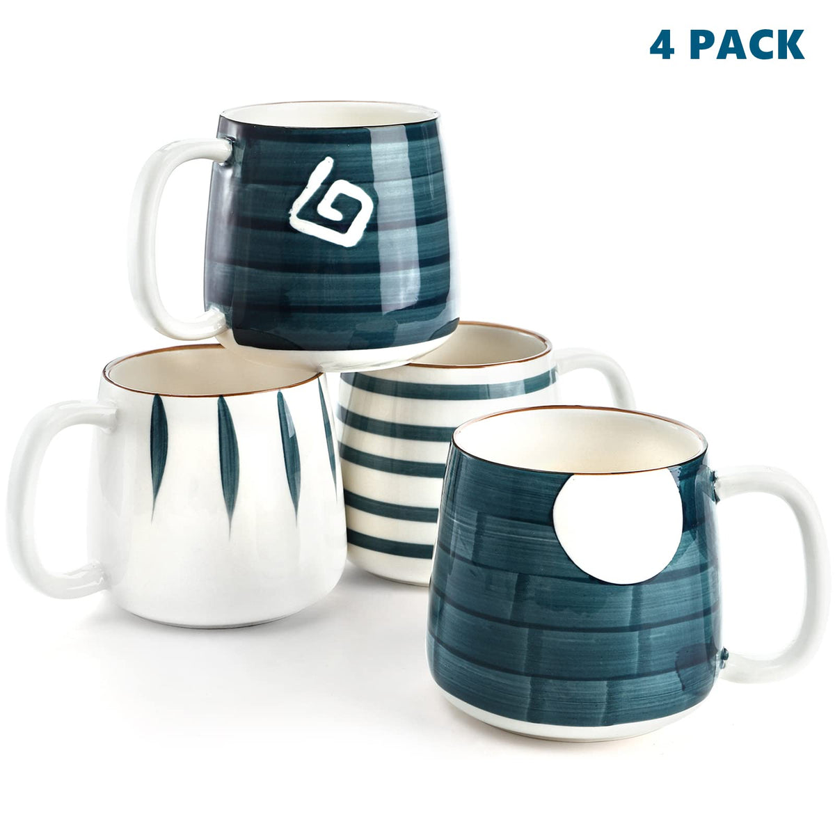 DEAYOU large handle design stays comfortable with hot drinks.