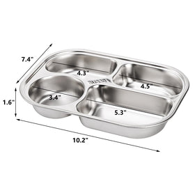 DEAYOU stainless steel divided plate resists rust and stays durable.