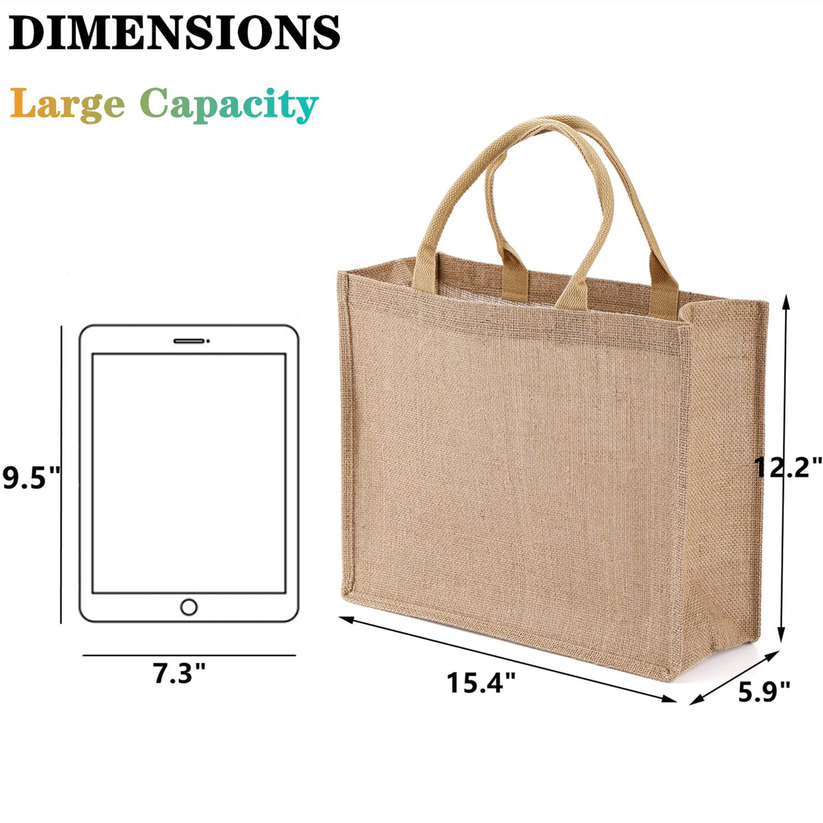 DEAYOU tote handle stitched detail enabling comfortable carry for daily errands.