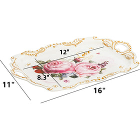 DEAYOU floral print close-up highlighting elegant decorative detail.