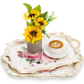 DEAYOU stackable trays save space in kitchen and storage areas.